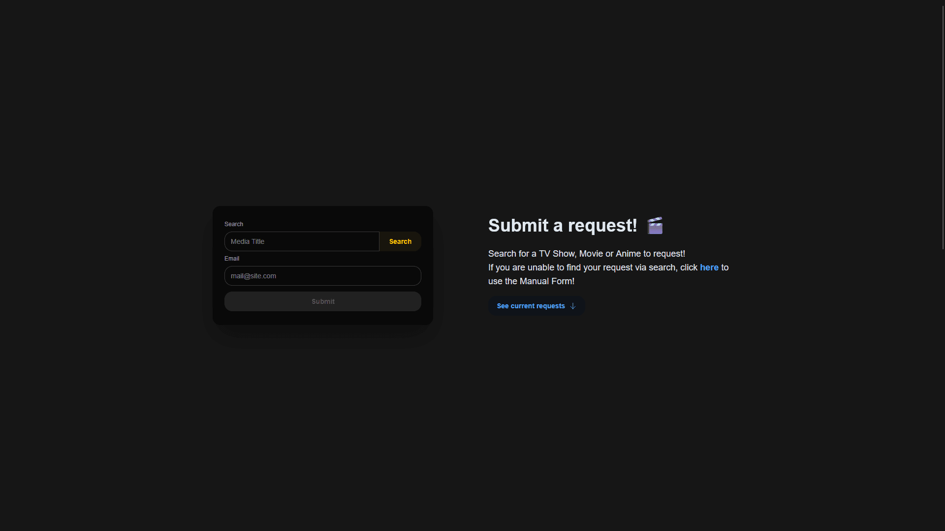 Pick up a piece landing page